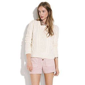 Madewell Alexa Chung Fishermen's Cable Knit Sweater